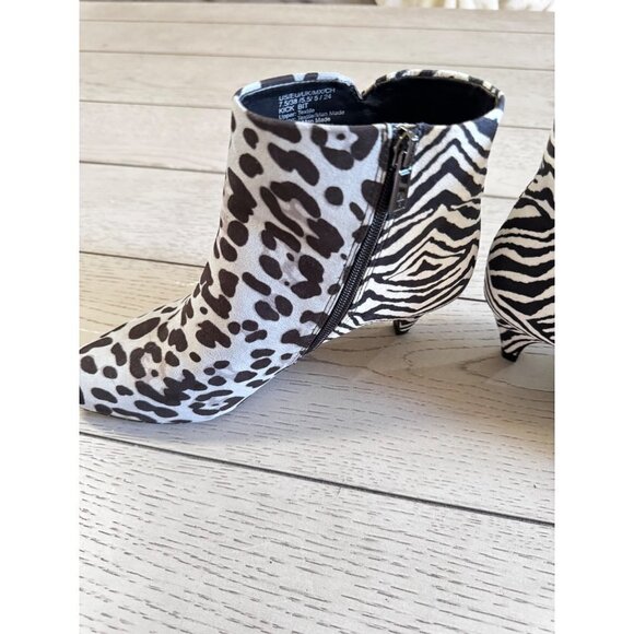 Kenneth Cole Kick Bit Booties Size 7.5 animal print - Picture 5 of 9